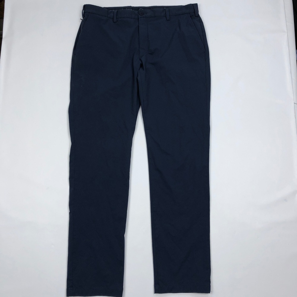 Vineyard Vines Mens On The Go Pant Navy Blue Performance Chino 40x36 Stretch